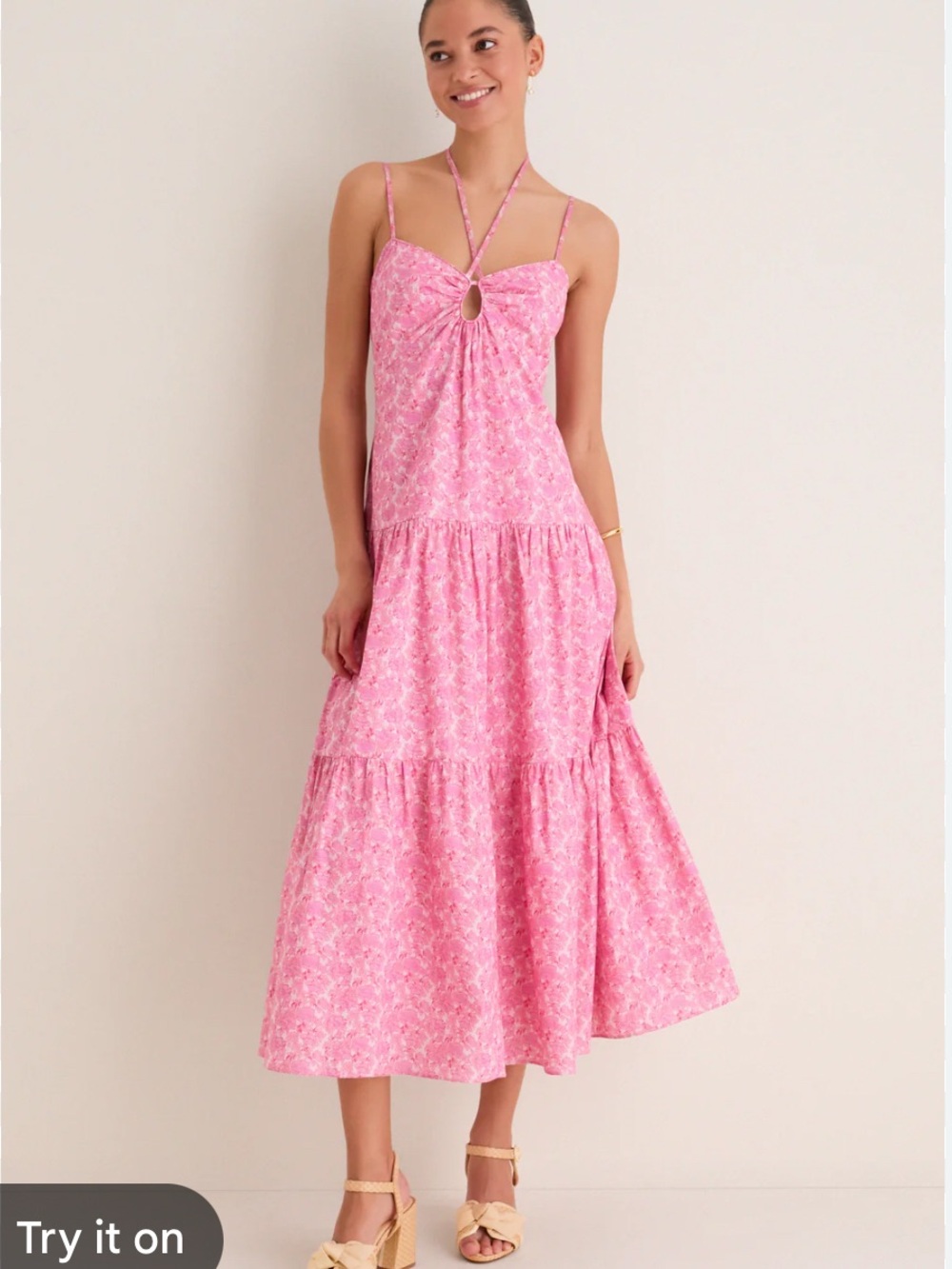 Hyacinth house Petal Party Floral Lottie Maxi Dress